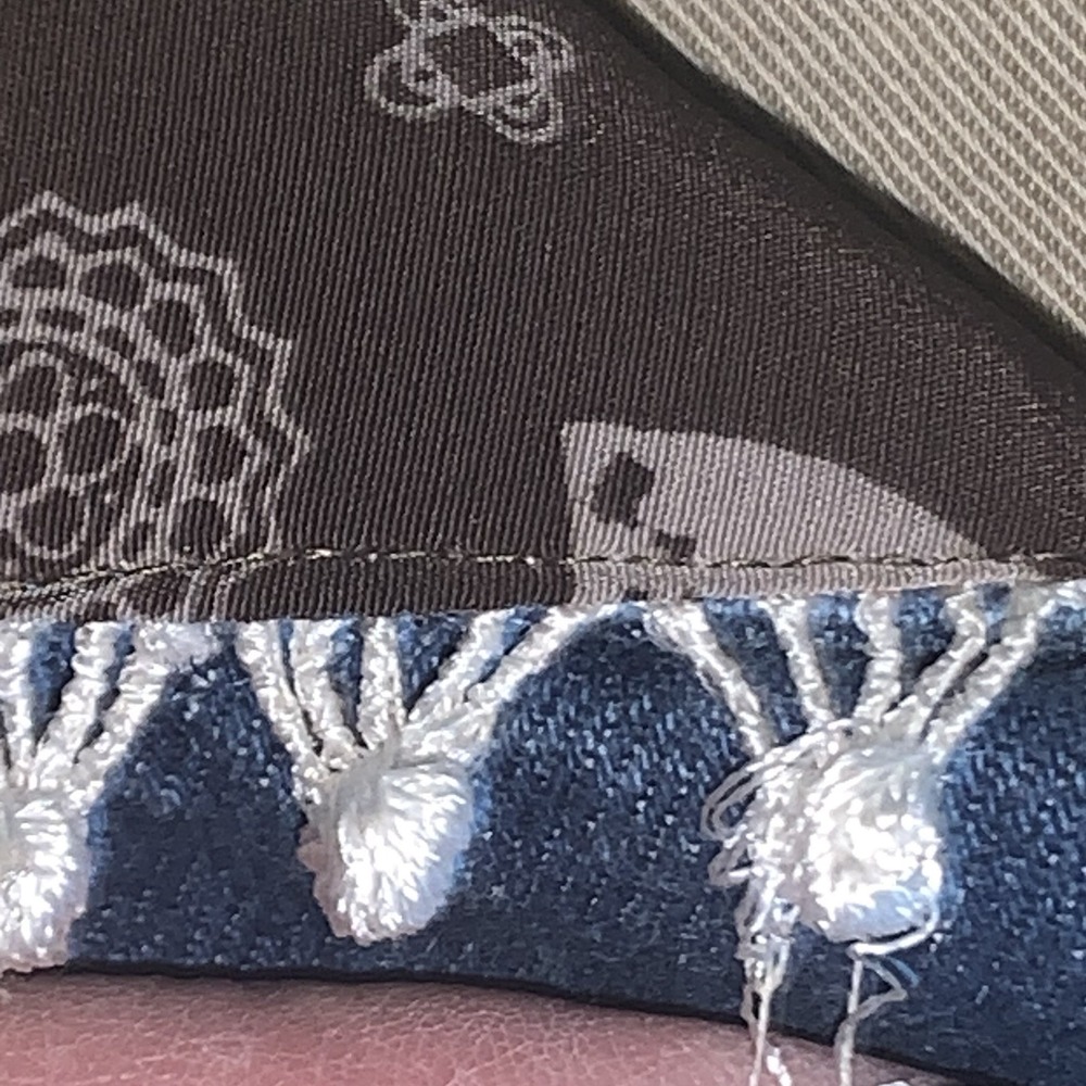 Taylor G‎ Dallas Women's Denim Vest Embroidered Ruffled Lace Buttons M-L See Pic - Picture 8 of 8